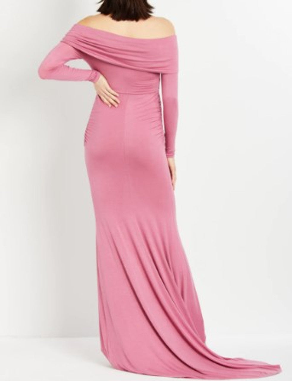 Off Shoulder Maternity Gown & Photoshoot Dress