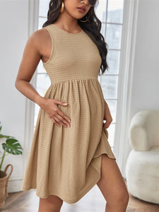Maternity Textured A-Line Dress